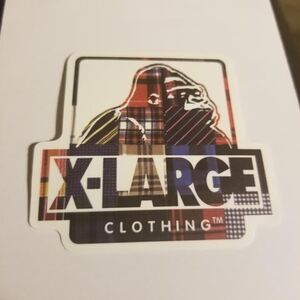 X-Large Clothing Sticker